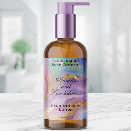 Holografisch & Goud Folie Cosmetica Fles Etiket