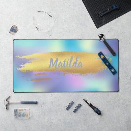 Holografisch - goud ontwerp, schattig bureaumat