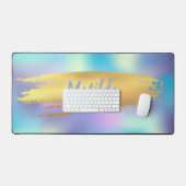 Holografisch - goud ontwerp, schattig bureaumat (Keyboard & Muis)