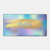 Holografisch - goud ontwerp, schattig bureaumat (Voorkant)