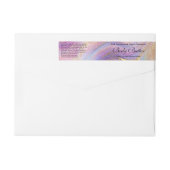 Holografisch Gouden Glitter Lichaamsboterpot Etike (Achterkant)