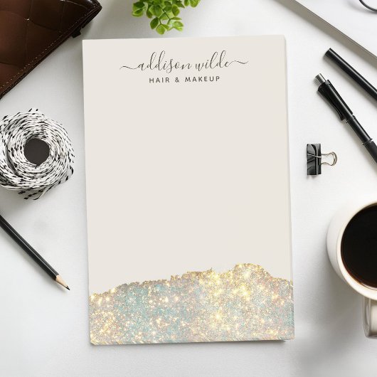 Holografisch handtekening schrift Modern Glam Glit Post-it® Notes