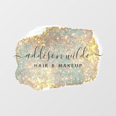 Holografisch handtekening schrift Modern Glam Glit Raamsticker (Vel)