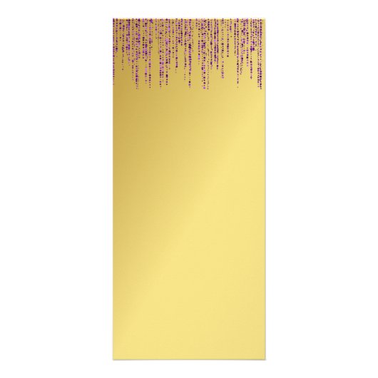 Holografisch handtekeningscript Modern Gold Glitte Reclamekaart (Achterkant)