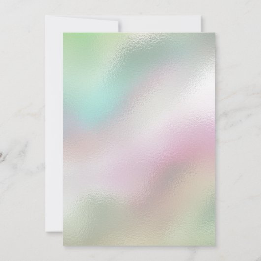 holografisch holografisch holografisch, holografis kaart (Achterkant)