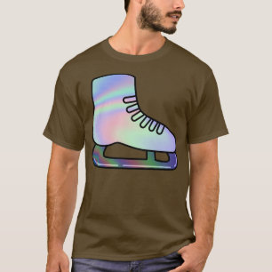 holografisch ijshockeyschaats t-shirt