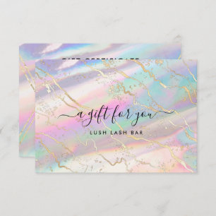 Holografisch Iridescent Opal Gem Cadeaubon