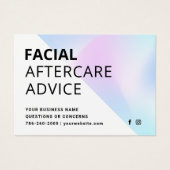 Holografisch Kaart voor gezichtsstoornissen (Voorkant)