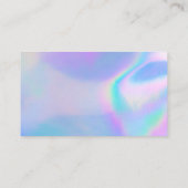 Holografisch kalligrafie Dank u Visitekaartje (Achterkant)