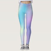 Holografisch kleurenspectrum leggings (Voorkant)