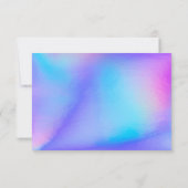 Holografisch kleurige druppel Hartelijk dank voor (Achterkant)