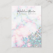 Holografisch, kleurrijk, draagbaar beeldscherm voo contactkaartje (Voorkant)