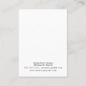 Holografisch, kleurrijk, draagbaar beeldscherm voo contactkaartje (Achterkant)