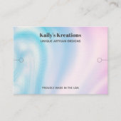 Holografisch Logo voor racelet display Visitekaartje (Voorkant)