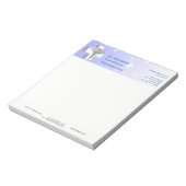 Holografisch Medisch 3D Caduceus White Cross Notitieblok (Linkerzijde)