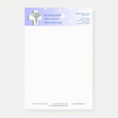 Holografisch Medisch 3D Caduceus White Cross Post-it® Notes (Voorkant)
