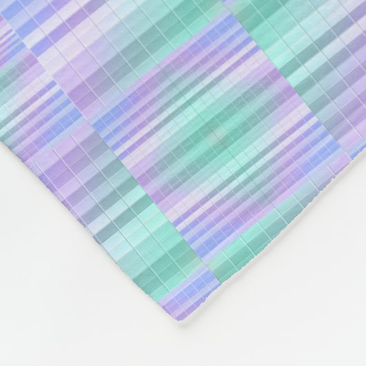 Holografisch, met meerdere kleuren, patroon Sherpa Fleece Deken (Hoek)