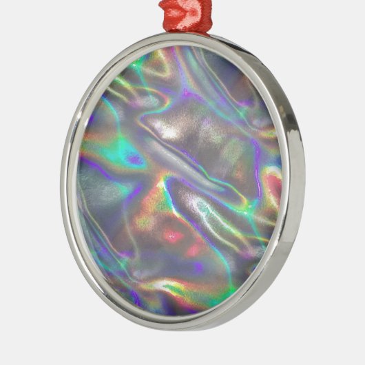 holografisch metalen ornament (Links)