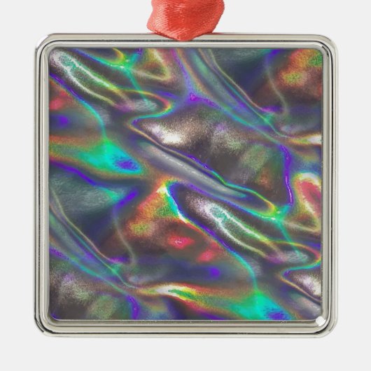 holografisch metalen ornament (Voorkant)