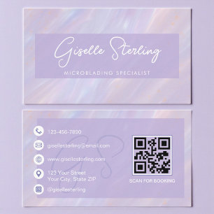 Holografisch Microblading Professional Visitekaartje