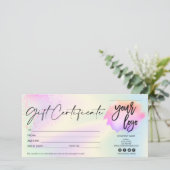 holografisch modern cadekaarcertificaat toevoegen (Staand voorkant)