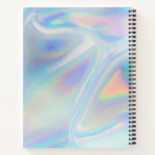 Holografisch | Modern Global Business Notitieboek (Achterkant)