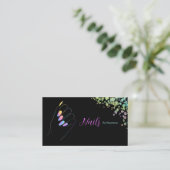 Holografisch mousserend glitter Nail Art-mest Visitekaartje (Staand voorkant)