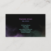 Holografisch mousserend glitter Nail Art-mest Visitekaartje (Achterkant)