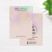 Holografisch ombre jeweling earing ketting display visitekaartje (Bureau)