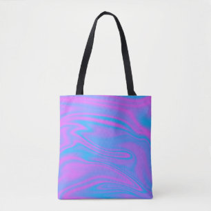 Holografisch ontwerp tote bag