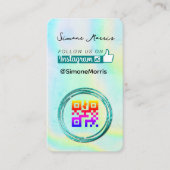 Holografisch ontwerp Visitekaartje (Voorkant)