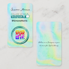 Holografisch ontwerp Visitekaartje