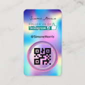 Holografisch ontwerp Visitekaartje (Voorkant)