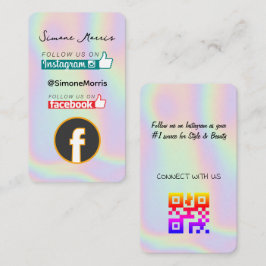 Holografisch ontwerp Visitekaartje