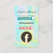 Holografisch ontwerp Visitekaartje (Voorkant)