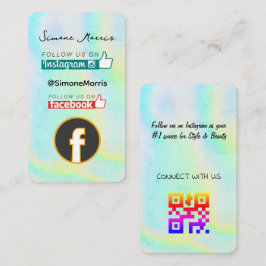 Holografisch ontwerp Visitekaartje