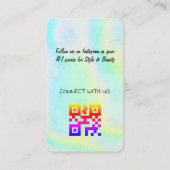 Holografisch ontwerp Visitekaartje (Achterkant)