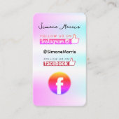 Holografisch ontwerp Visitekaartje (Voorkant)