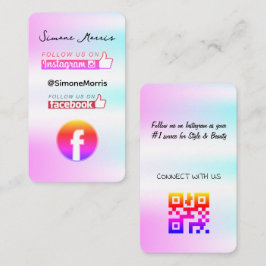 Holografisch ontwerp Visitekaartje