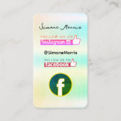 Holografisch ontwerp Visitekaartje (Voorkant)