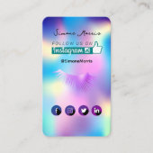 Holografisch ontwerp Visitekaartje (Voorkant)