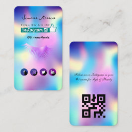 Holografisch ontwerp Visitekaartje