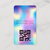 Holografisch ontwerp Visitekaartje (Achterkant)