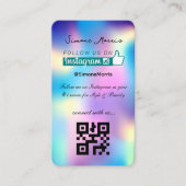 Holografisch ontwerp Visitekaartje (Voorkant)