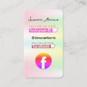 Holografisch ontwerp Visitekaartje (Voorkant)