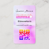 Holografisch ontwerp Visitekaartje (Voorkant)