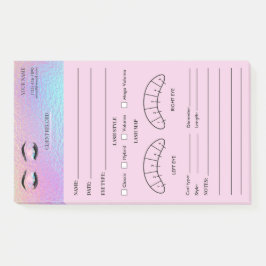 Holografisch Oogwimper Cliënt Registratieformulie Post-it® Notes