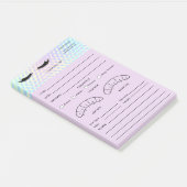 Holografisch Oogwimper Cliënt Registratieformulie Post-it® Notes (Schuin)