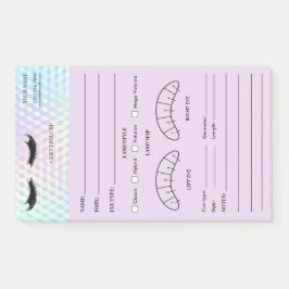Holografisch  Oogwimper Cliënt Registratieformulie Post-it® Notes
