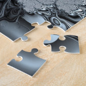 Holografisch overzicht fractale structuur in Silve Legpuzzel (Zijkant)